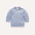 Snowy Embroidered Jumper